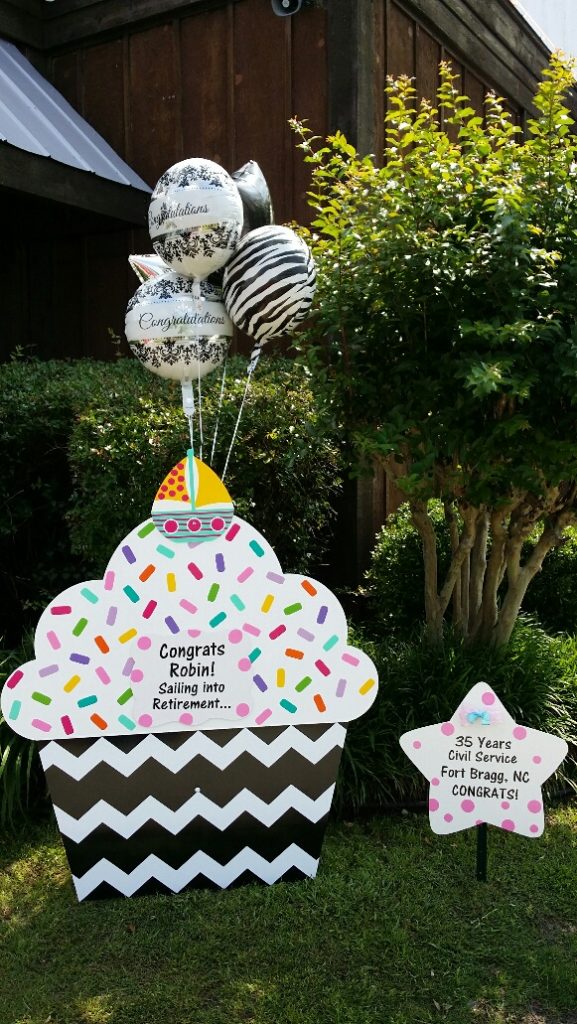 Yard Cards Fayetteville ~ Sandhills Baby And Birthday Signs ~ Nc Lawn 