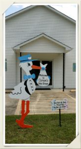Baby Shower Stork  Fort Bragg NC  Sandhills Baby & Birthday Signs  (910)723-4784