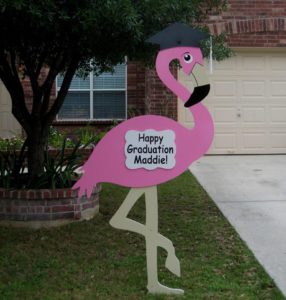 Fayetteville, NC Flamingo Yard Sign Sandhills Baby & Birthday Signs (910)723-4784