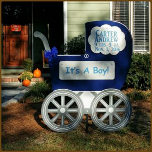 New Baby Lawn Sign Rental  Fayetteville NC  Sandhills Baby & Birthday Signs  910-723-4784