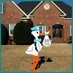 Fayetteville, NC New Baby Lawn Stork Sandhills Baby & Birthday Signs (910)723-4784